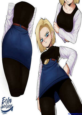 Android 18 Mini - Body Swapping With A Weakling